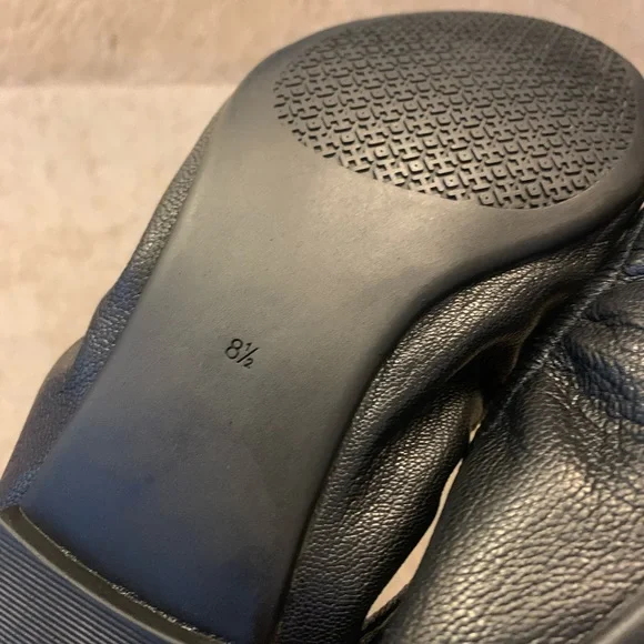 Tory Burch Allie Ballet Flats Black Leather - Picture 3 of 6